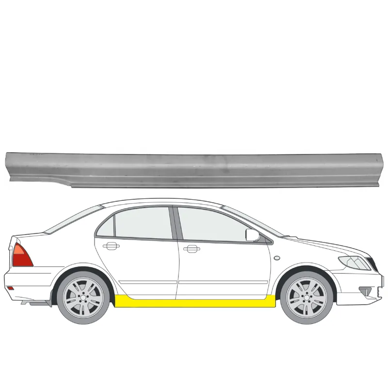 Alennettu Helman korjauspelti oikea=vasen Toyota Corolla IX Station Wagon (E120) 2001-2008