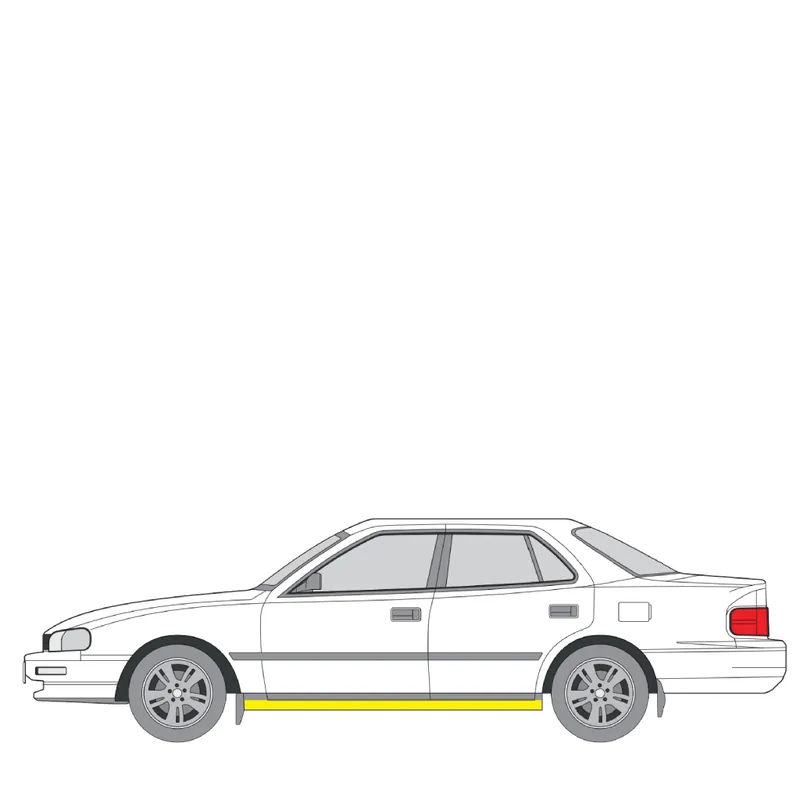 Edullinen Helman korjauspelti oikea=vasen Toyota Camry I Sedan (_V1_) 1983-1988