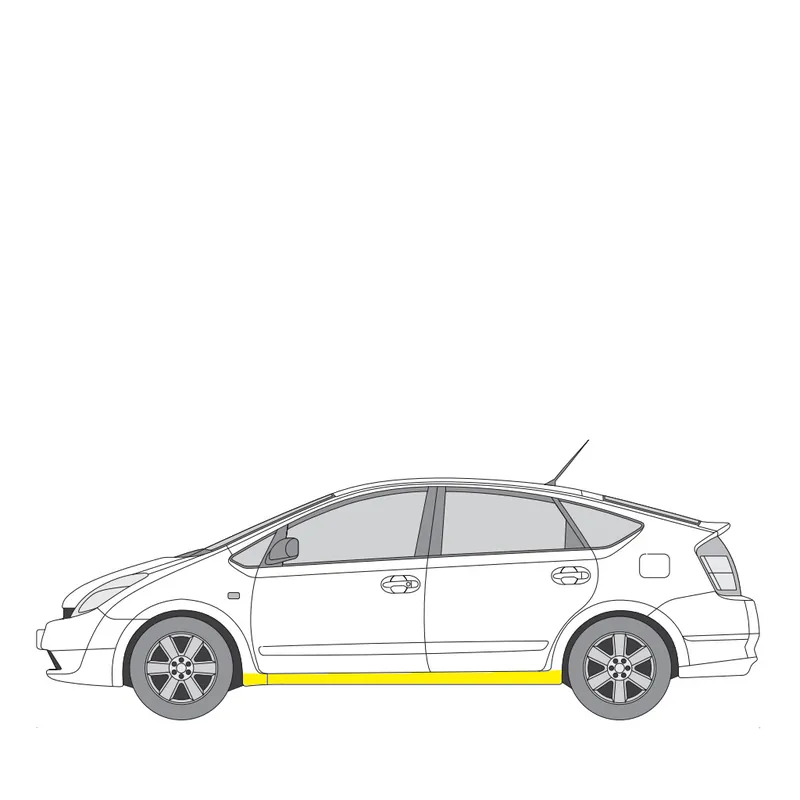 Pakollinen (Must-Have) Helman korjauspelti oikea=vasen Toyota Prius II Liftback (XW20) 2003-2009