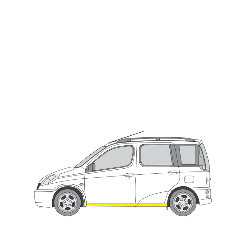 Asiakkaiden Suosikki Helman korjauspelti oikea=vasen Toyota Yaris Verso (P2) 1999-2005