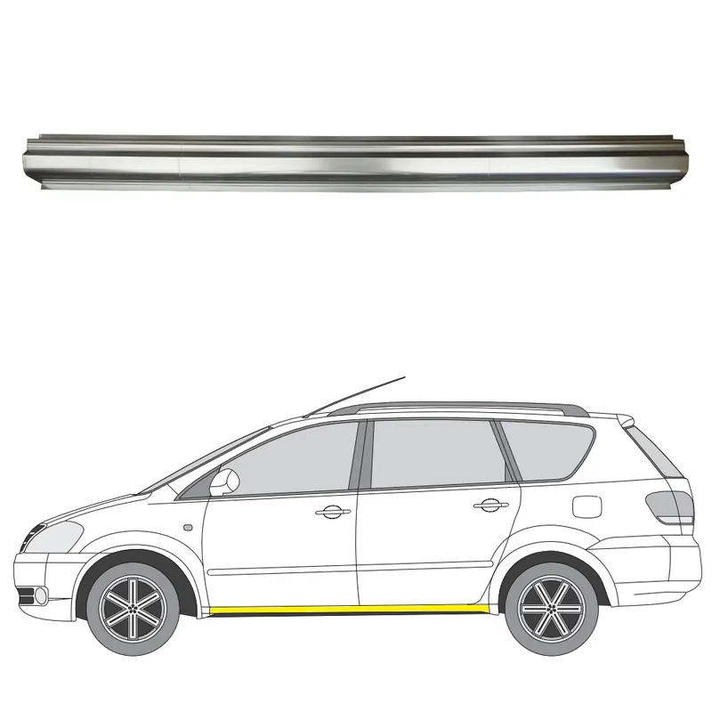 Bestseller Helman korjauspelti oikea=vasen Toyota Avensis Verso (M2) 2001-2009