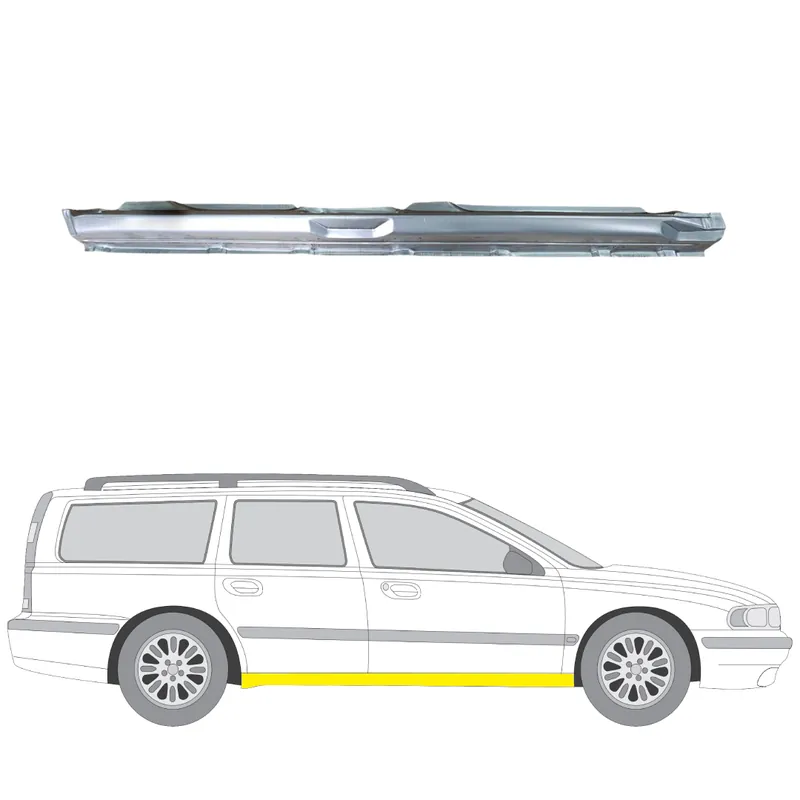 Helman korjauspelti oikea Volvo C70 I Coupe (872) 1997-2002 Paras Hinta