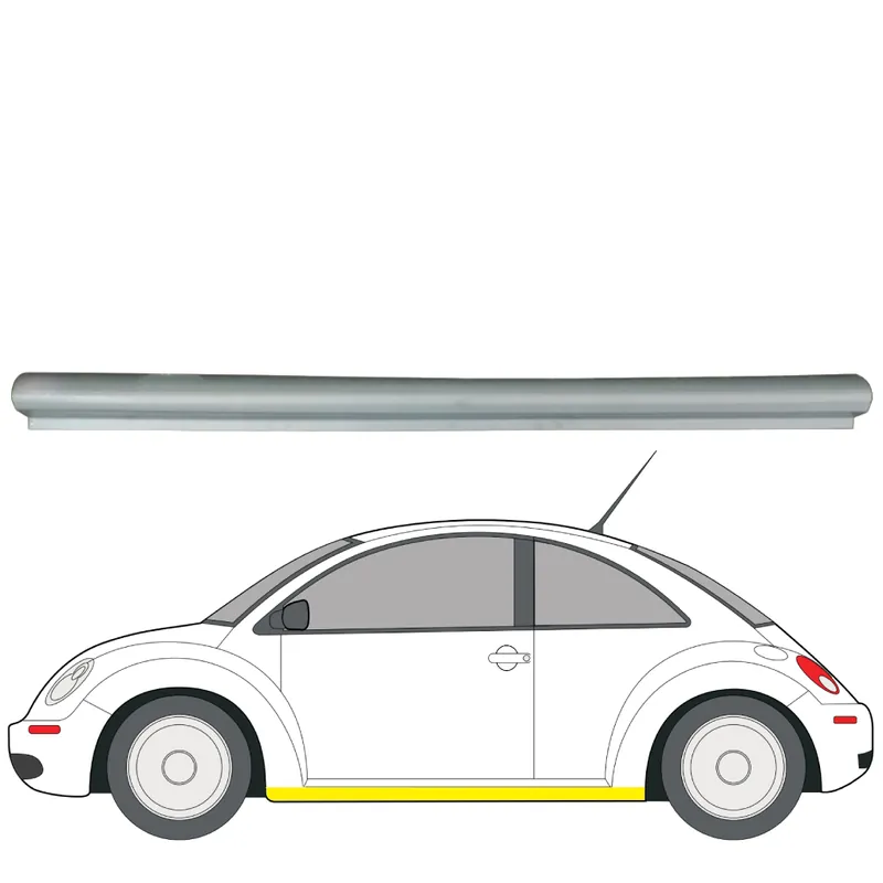 Helman korjauspelti oikea=vasen Volkswagen New Beetle Cabriolet (1Y7) 2002-2010 Päivän Tarjous