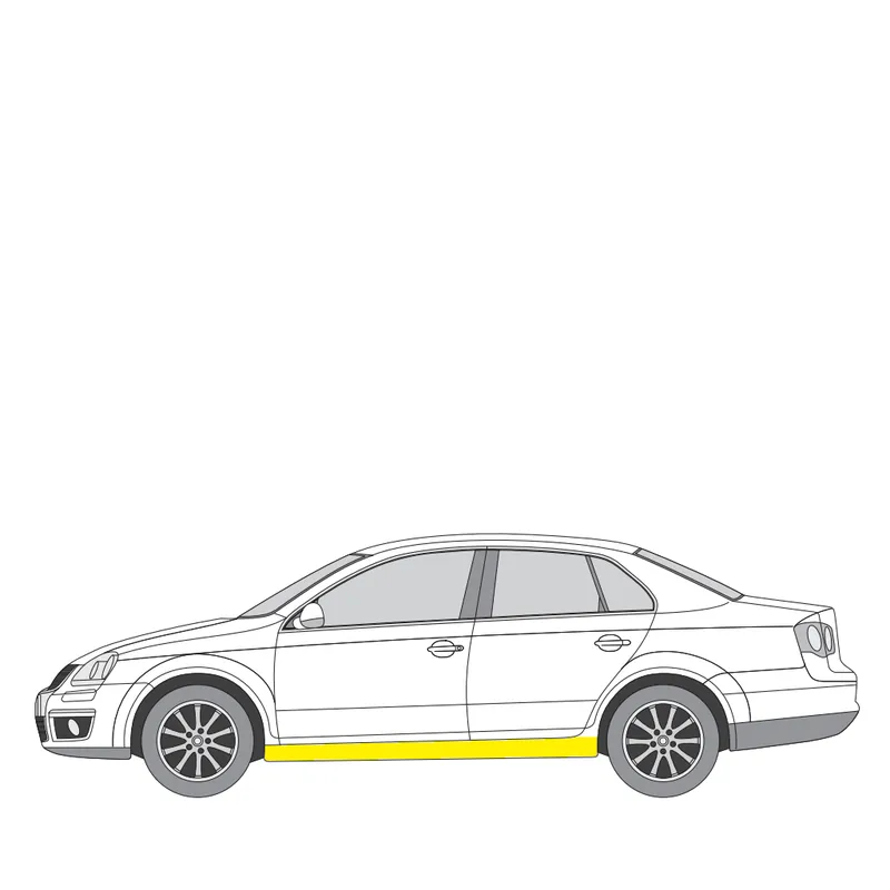 Päivän Tarjous Helman korjauspelti oikea=vasen Volkswagen Golf V Hatchback (1K1) 2003-2009