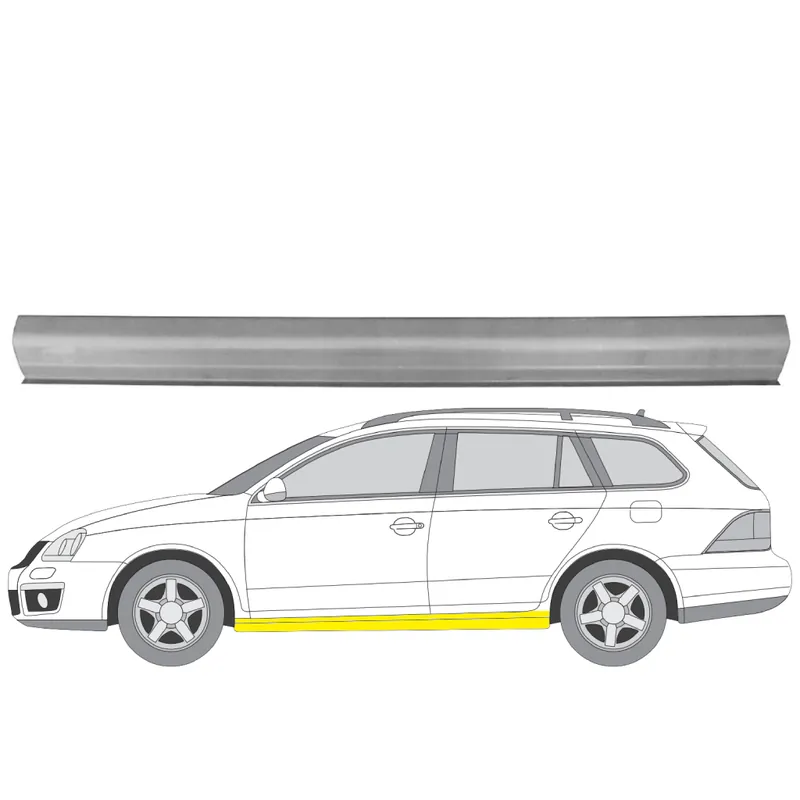 Helman korjauspelti oikea=vasen Volkswagen Golf V Variant (1K5) 2007-2009 Halpa Hinta