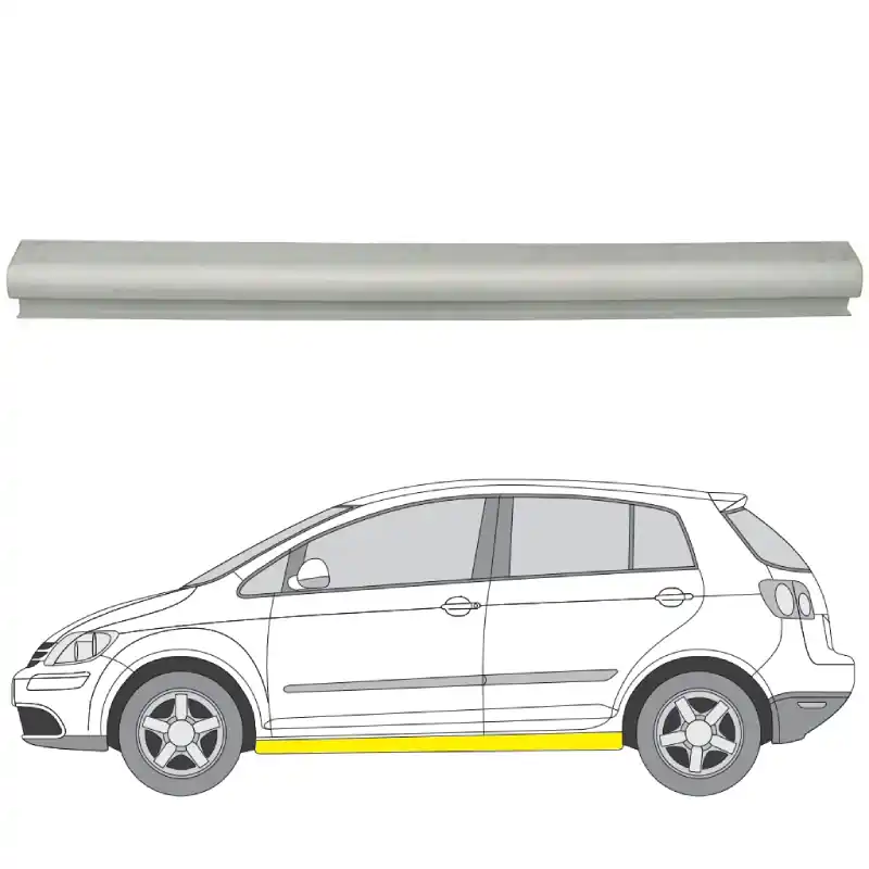 Ajankohtainen Helman korjauspelti oikea=vasen Volkswagen Golf Plus / Crossgolf (5M1, 521) 2005-2013
