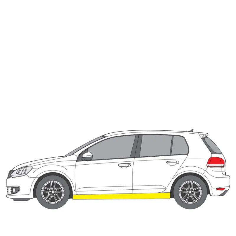 Helman korjauspelti oikea=vasen Volkswagen Golf VI Hatchback (5K1) 2008-2013 Halpa