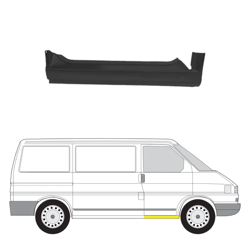 Merkkituote Helman korjauspelti oikea=vasen Volkswagen Transporter T4 Van (70A, 70H, 7DA, 7DH) 1990-2003