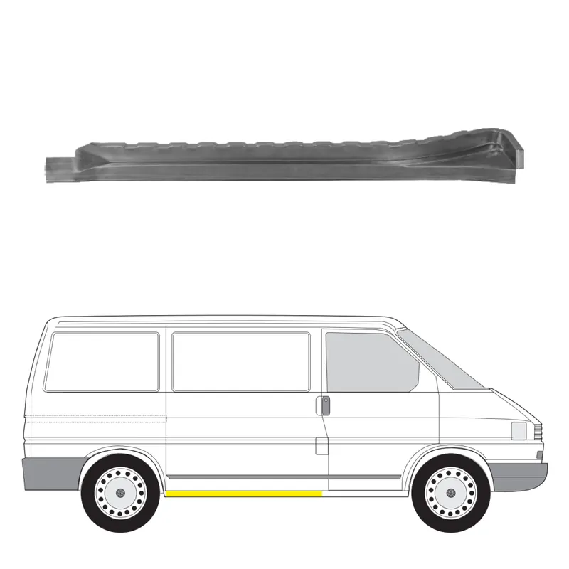Helman korjauspelti oikea=vasen Volkswagen Transporter T4 Van (70A, 70H, 7DA, 7DH) 1990-2003 Edullinen Hinta