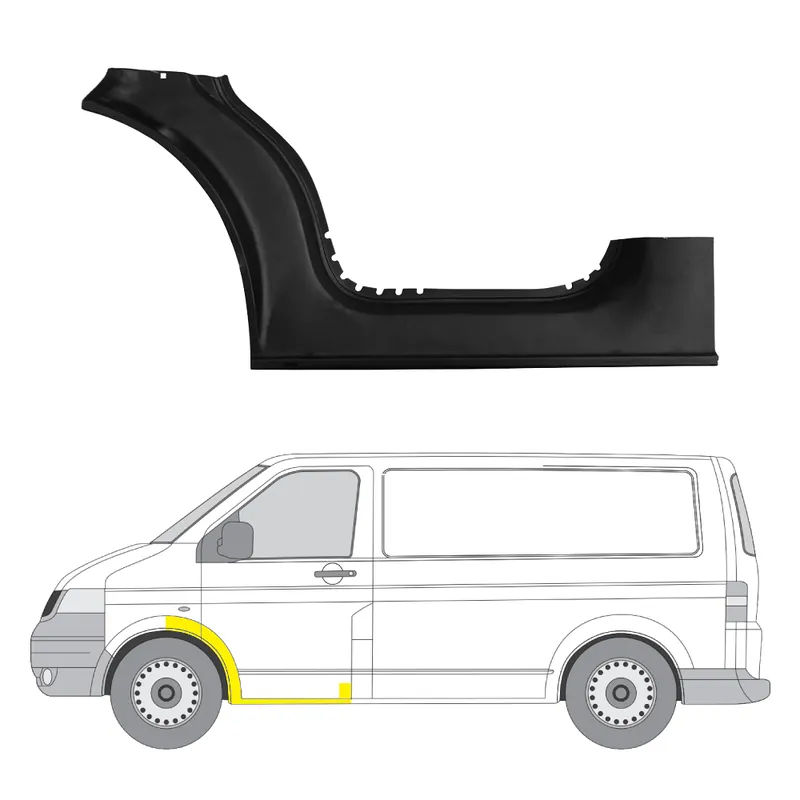 Helman korjauspelti oikea=vasen Volkswagen Multivan T5 (7HM, 7HN, 7HF, 7EF, 7EM, 7EN) 2003-2015 Vain Rajoitetun Ajan