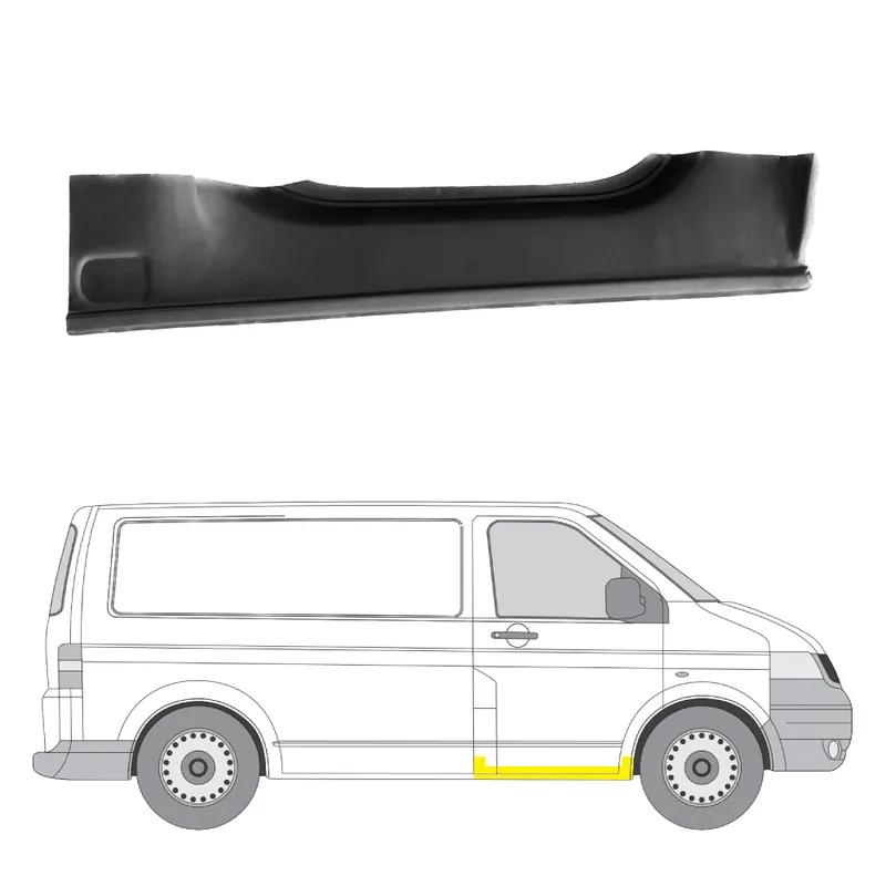 Ilmainen Palautus Helman korjauspelti oikea=vasen Volkswagen Multivan T5 (7HM, 7HN, 7HF, 7EF, 7EM, 7EN) 2003-2015