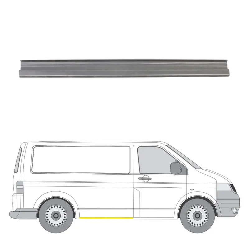 Edullinen Hinta Helman korjauspelti oikea=vasen Volkswagen Multivan T5 (7HM, 7HN, 7HF, 7EF, 7EM, 7EN) 2003-2015