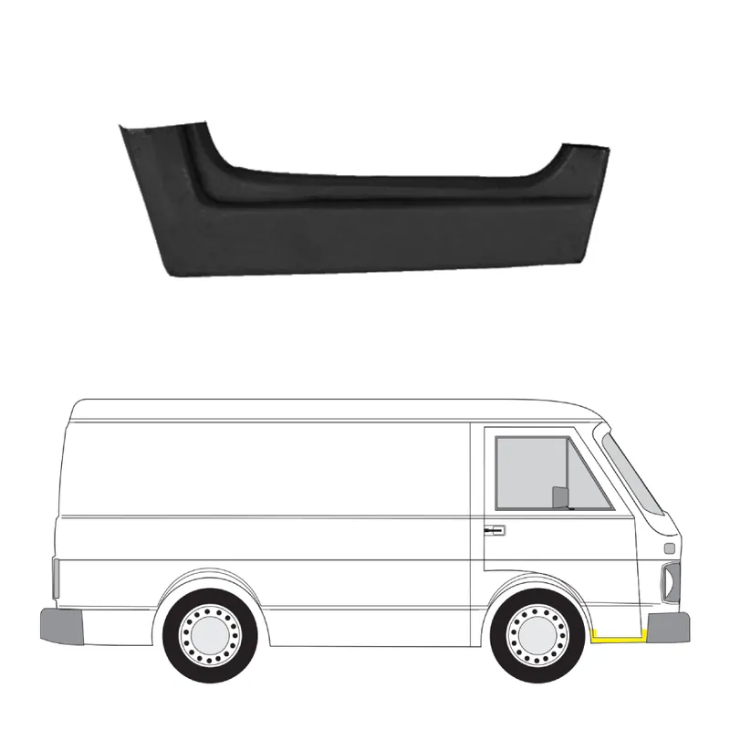 Turvallinen Maksu Helman korjauspelti oikea=vasen Volkswagen LT 28-35 I Bussi 1975-1996