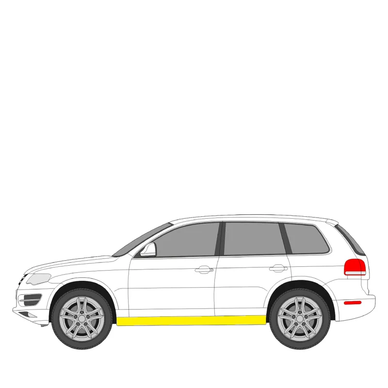 Viimeinen Mahdollisuus Helman korjauspelti oikea=vasen Volkswagen Touareg I (7LA, 7L6, 7L7) 2002-2010