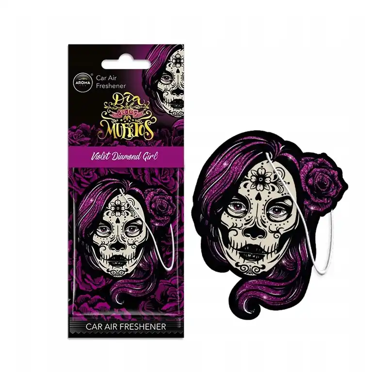 Auton ilmanraikastin AROMA CAR MUERTOS Violet Girl Spicy Delight Osta Verkossa