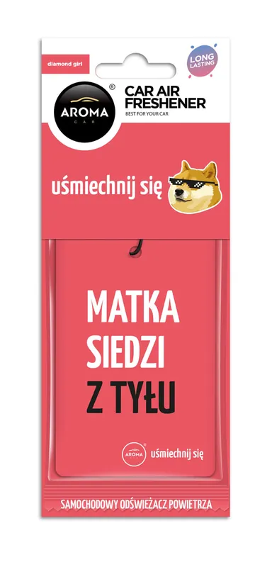 Sertifioitu Auton ilmanraikastin AROMA CAR LETS SMILE Diamond Girl