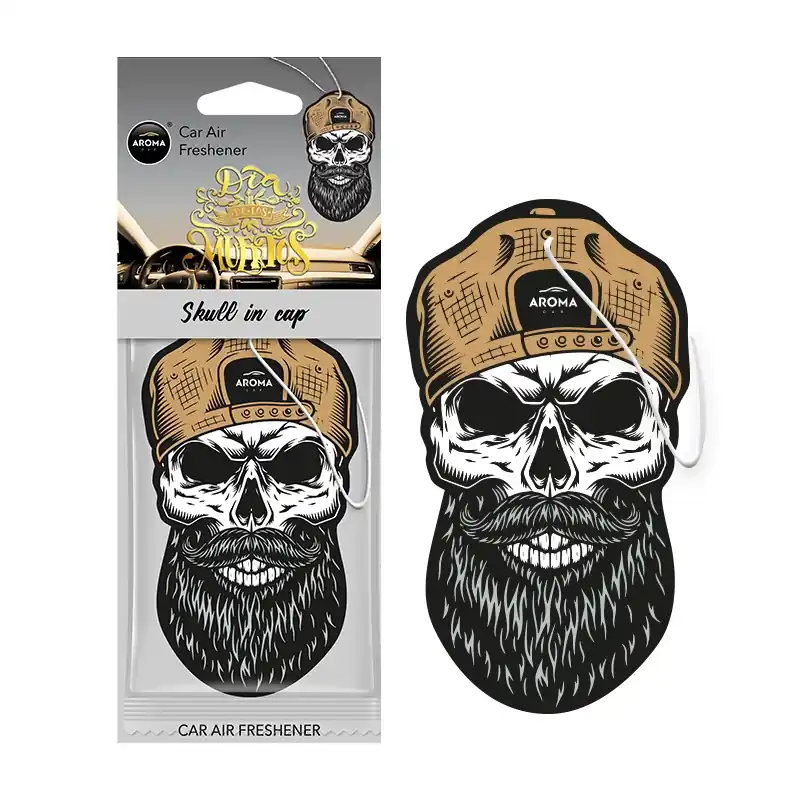 Auton ilmanraikastin AROMA CAR MUERTOS Skull in a Cap Alennus