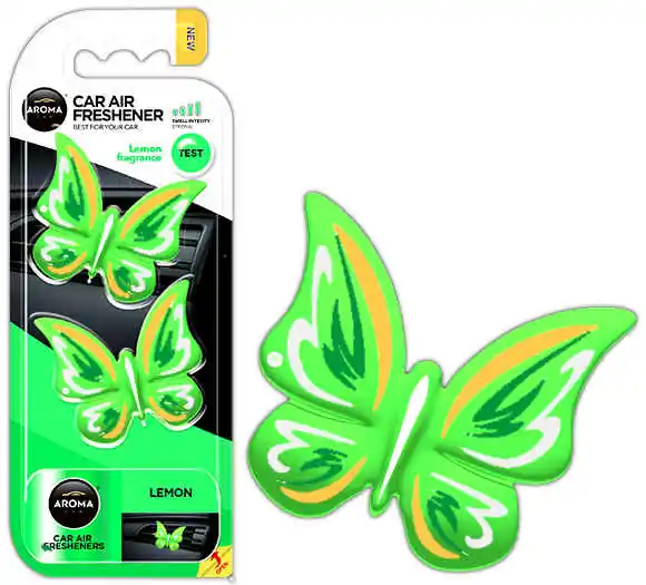 Tehdashinta Auton ilmanraikastin AROMA FANCY SHAPES BUTTERFLY Lemon