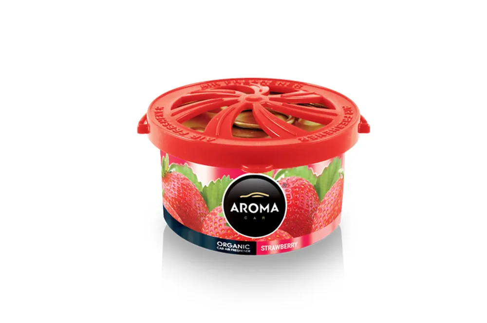 Älä Missaa Autoilmanraikastin AROMA ORGANIC Strawberry