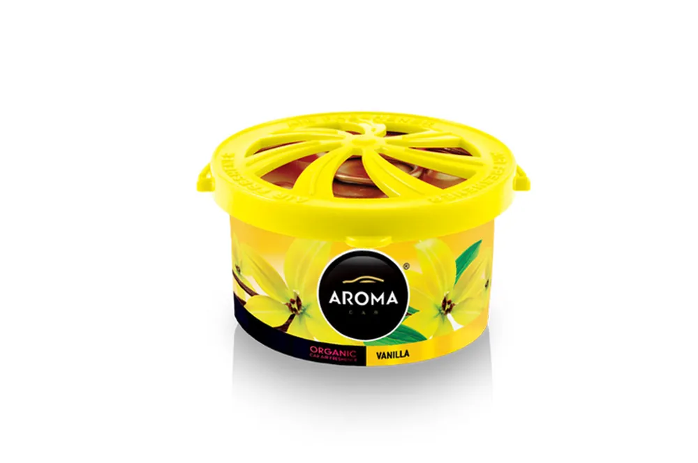 Auton ilmanraikastin AROMA ORGANIC Vanilia Poisto