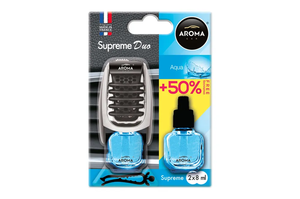 Auton ilmanraikastin AROMA SUPREME DUO AQUA Tarjous