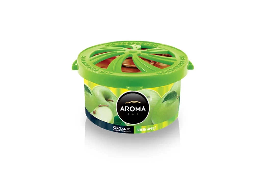 Auton ilmanraikastin AROMA ORGANIC Green apple Tilaa Heti