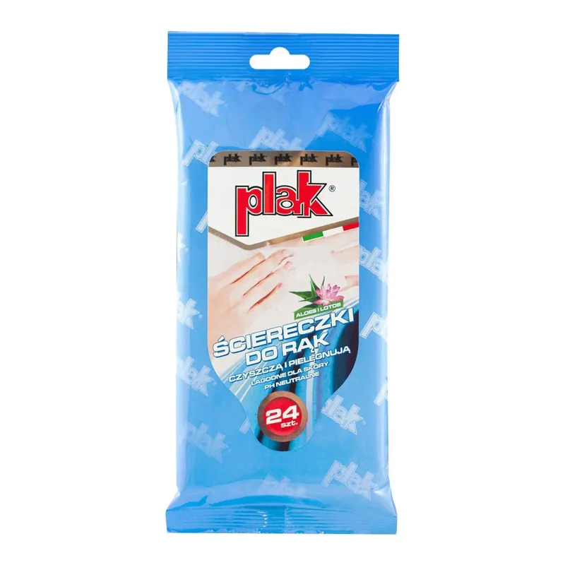 Plak Aloe ja Lotus käsipyyhkeet 24 kpl Kausialennus