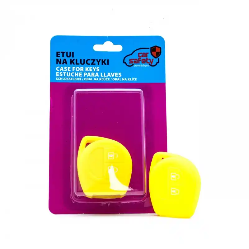 Auton avaimen suojakuori keltainen Fiat/Opel/Suzuki Uusi Kokoelma