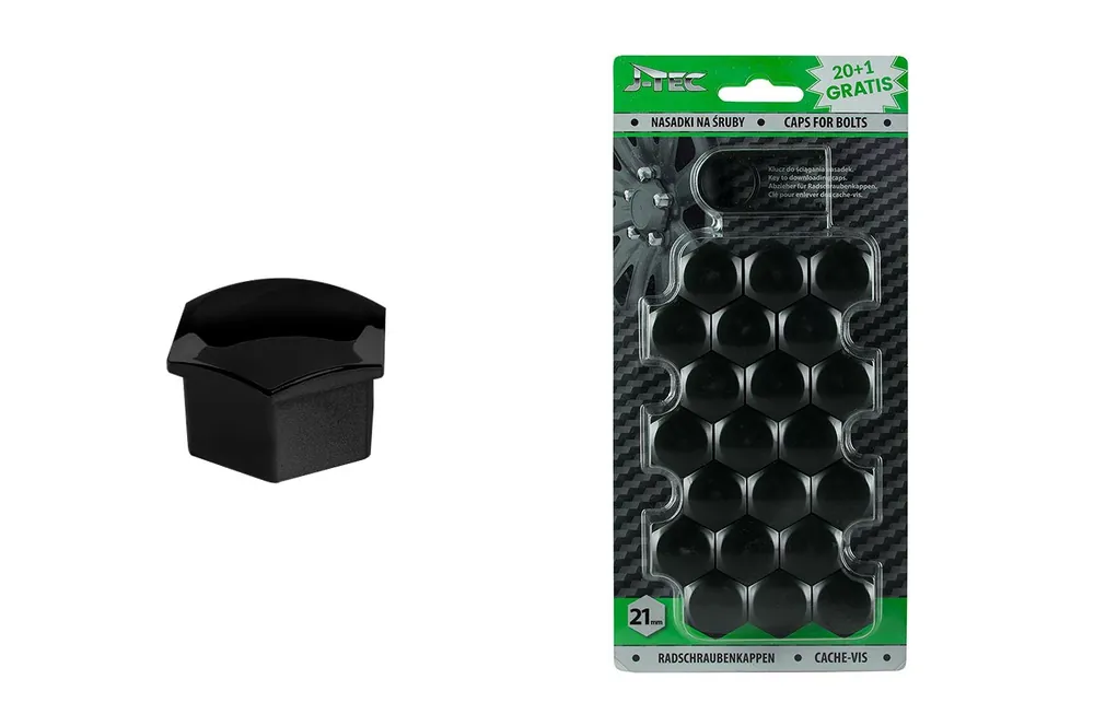 Ruuvinsuojat 21 mm musta Viikonlopputarjous