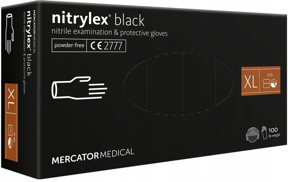 Nitriilihanskat Nitrylex Basic koko XL, 100 kpl Alkuperäinen