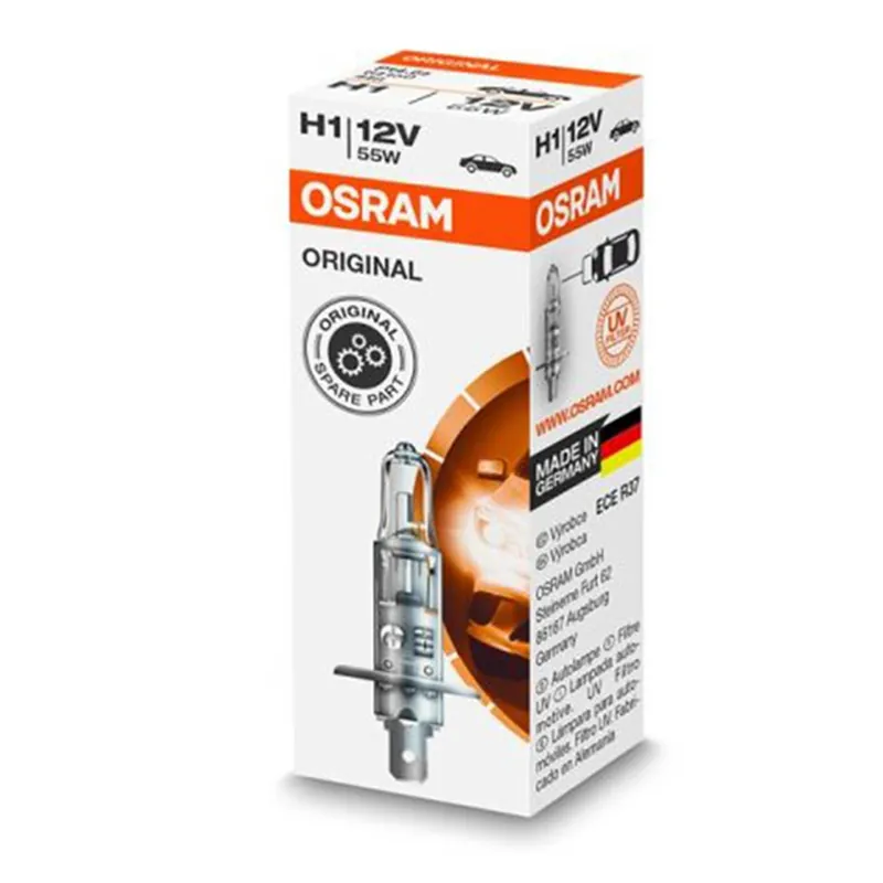 Halogeenipolttimo Osram H1 12 V 55 W P14,5s Superhinta