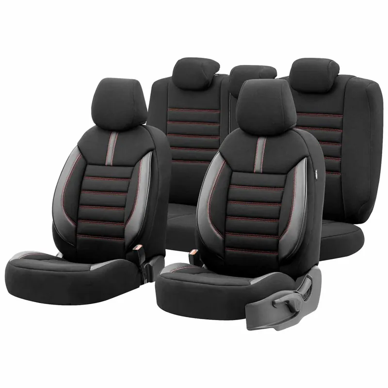 Istuinsuojasarja OTOM LIMITED 101 BLACK/RED 3-ZIP Halpa Hinta
