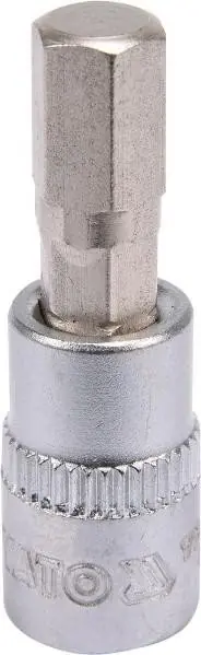 YAT • YT04374 Kärkihylsy Kuusiokolo / HEX, Koko 7, 1/4", Pituus 37 mm Erikoistarjous