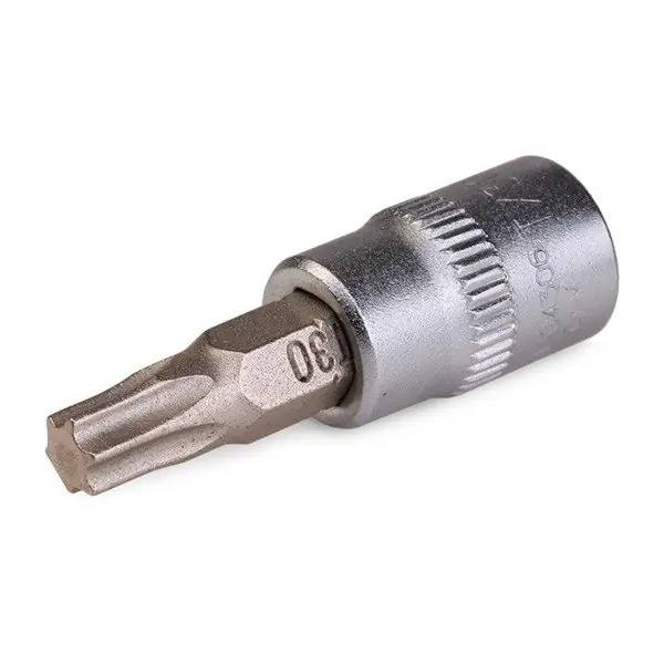 Päivän Tarjous YAT • YT04306 Kärkihylsy TORX, Koko T30, 1/4", Pituus 37 mm