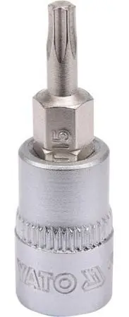 YAT • YT04303 Kärkihylsy TORX, Koko T15, 1/4", Pituus 37 mm Tilaa Heti