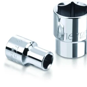 Bestseller TOPTUL • BBEA0816 Hylsy 6 kulmainen, Koko 1/2, 1/4", Pituus 25 mm