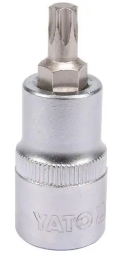 Viimeinen Mahdollisuus YAT • YT04314 Kärkihylsy TORX, Koko T40, 1/2", Pituus 55 mm