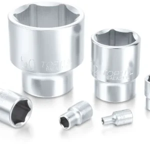 Viikonlopputarjous TOPTUL • BAEA1207 Hylsy 6 kulmainen, Koko 7, 3/8", Pituus 28 mm
