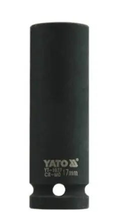 Tehdashinta YAT • YT1037 Konehylsy 6 kulmainen, Koko 17, 1/2", Pituus 78 mm