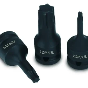 Asiakkaiden Suosikki TOPTUL • KADA1227 Konehylsy päällä TORX, Koko T27, 3/8", Pituus 52 mm