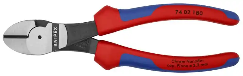 Halpa KNIPEX • 7402180 Sivuleikkurit, Pituus 180 mm