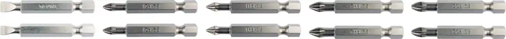 Flash-Tarjous YAT • YT04832 Kärkipala Hex 1/4" Koko 5;6;PH1;PH1;PH2;PH2;PZ1;PZ1;PZ2;PZ2 Pituus 100 mm