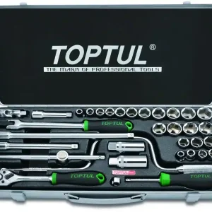 Uutuus TOPTUL • GCAD3403 Hylsy- ja väänninsarja 3/8"; 4-19mm; 34kpl