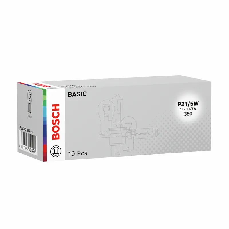 BOSCH • 1987302814 Polttimo, takavalo P21/5W, BAY15D, 12 V, 21W Suoraan Valmistajalta