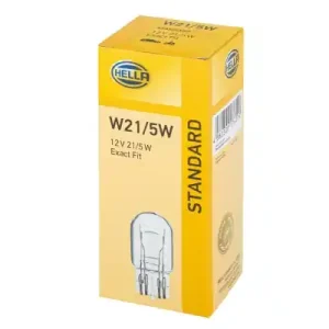 Suosittu HELLA • 8GD008893002 Polttimo, jarru-/takavalo W21/5W, W3X16Q, 12 V, 21W