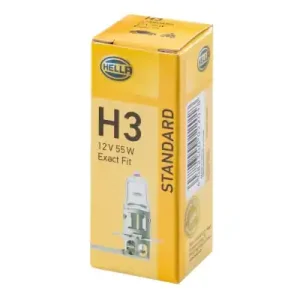 HELLA • 8GH002090133 Hehkulankapolttimo, sumuvalo H3, PK22S, 12 V, 55W Kampanjahinta
