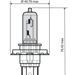 Edullinen Hinta RMS • 246510055 Polttimo H4, P43T, 12 V, 55W