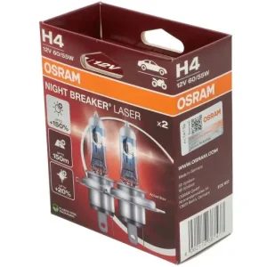 Uusi Malli OSRAM • 64193NL2HB Polttimo, ajovalo H4, P43T, 12 V, 60W
