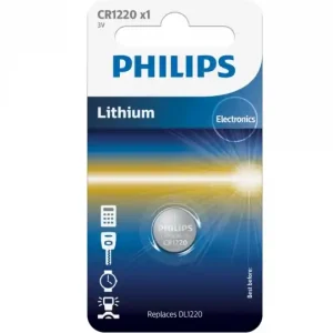 PHILIPS • CR122000B Paristot CR1220, 1kpl Uutuus