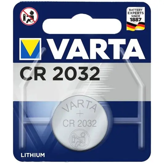 VARTA • 38009 Paristot CR2032, 1kpl Heti Saatavilla